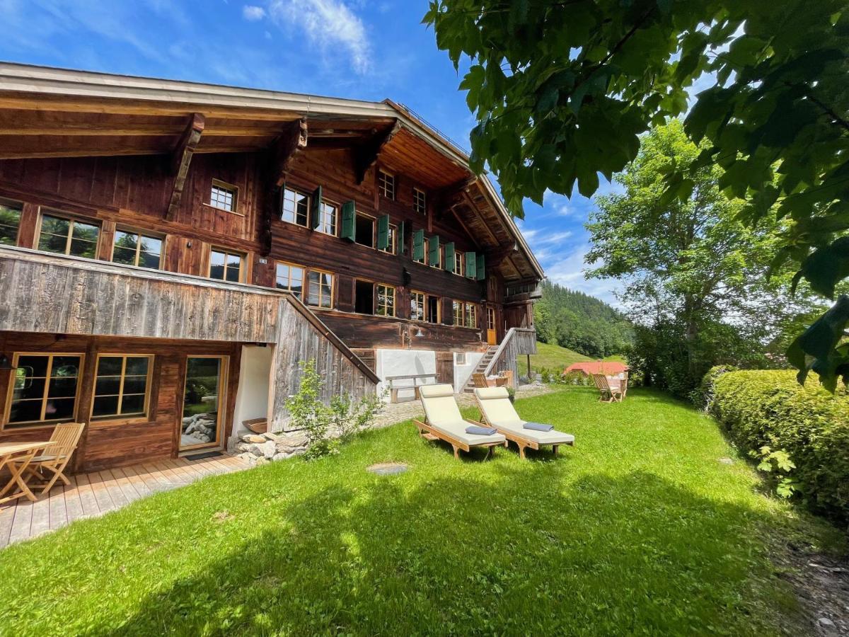 Alpen Charme - Chalet D'Hotes Et Spa Gsteig Ngoại thất bức ảnh