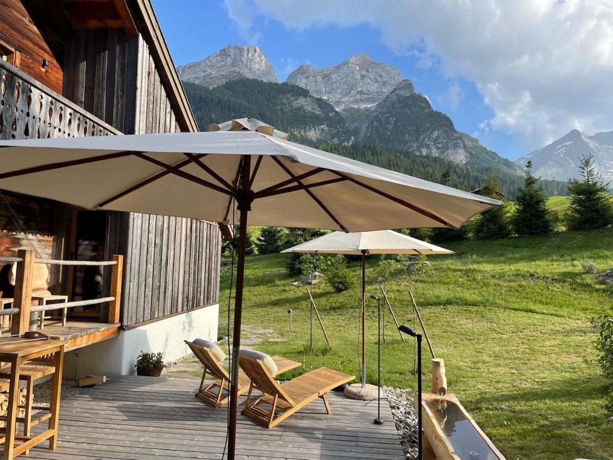 Alpen Charme - Chalet D'Hotes Et Spa Gsteig Ngoại thất bức ảnh