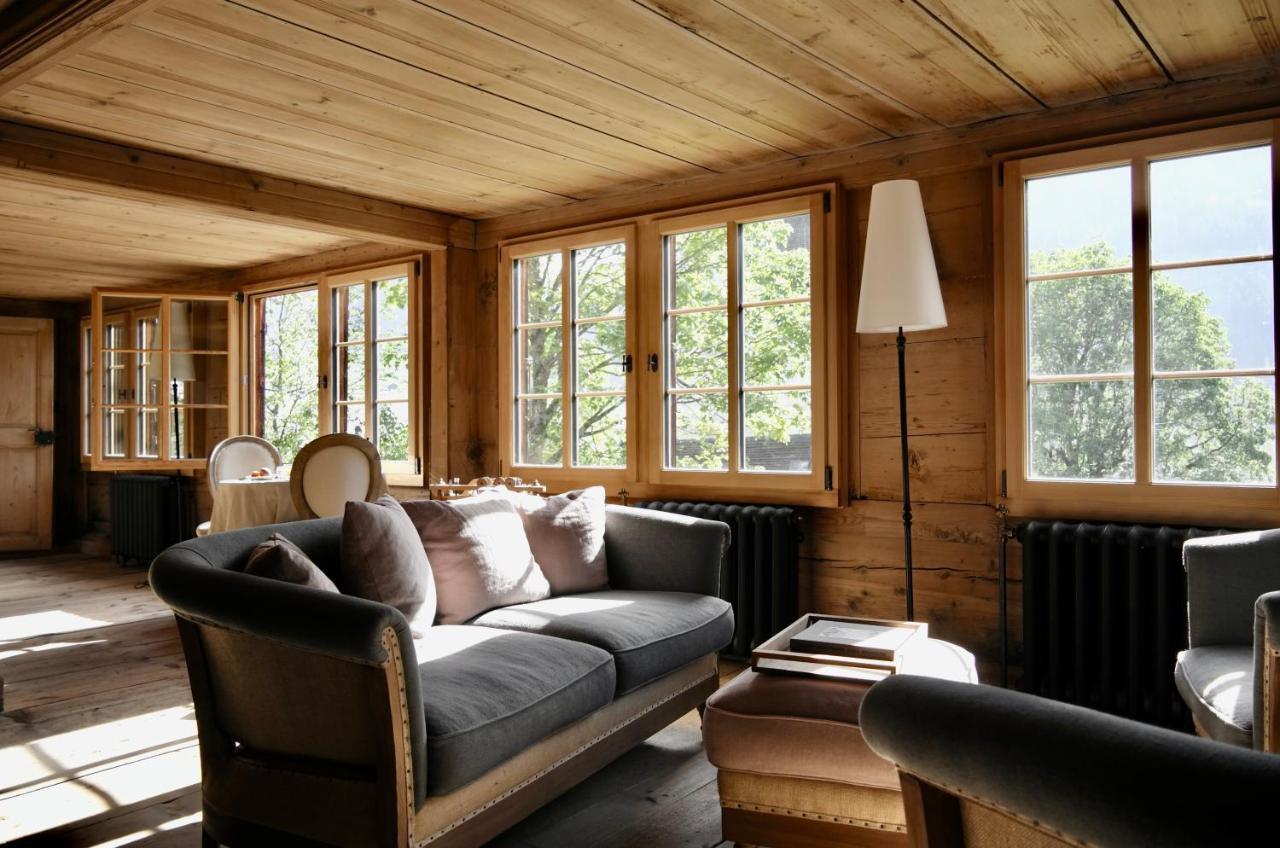 Alpen Charme - Chalet D'Hotes Et Spa Gsteig Ngoại thất bức ảnh